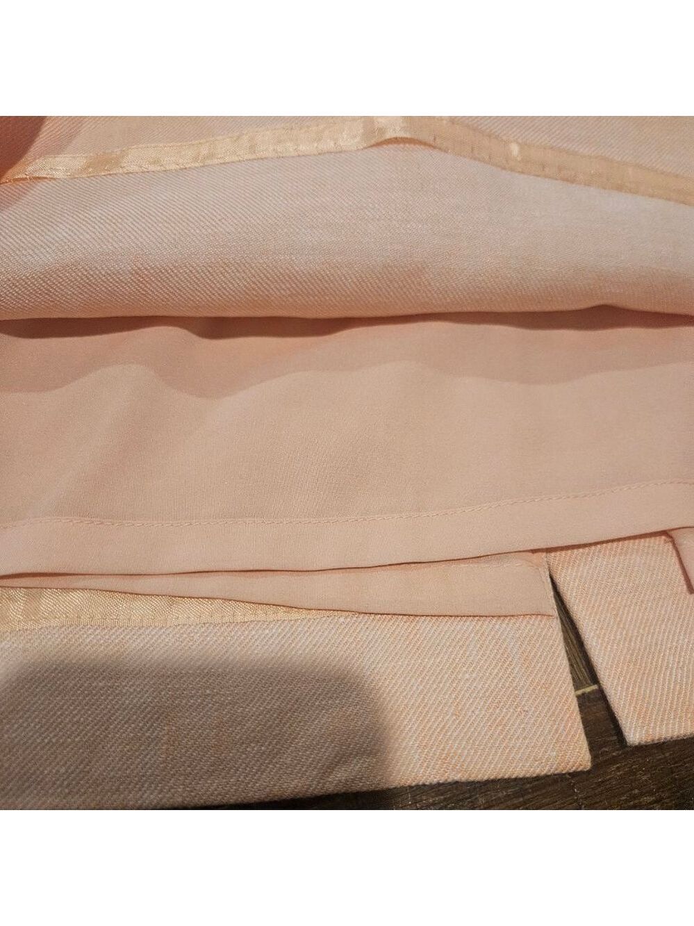 Women's J.Crew Linen Blend Resume Midi Dress Size 2 Orange Sorbet, 2 Pockets! - Picture 11 of 14